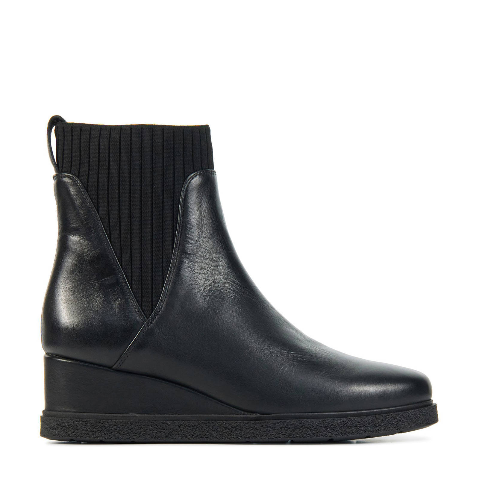 Unisa Jualo leren chelsea boots zwart | wehkamp