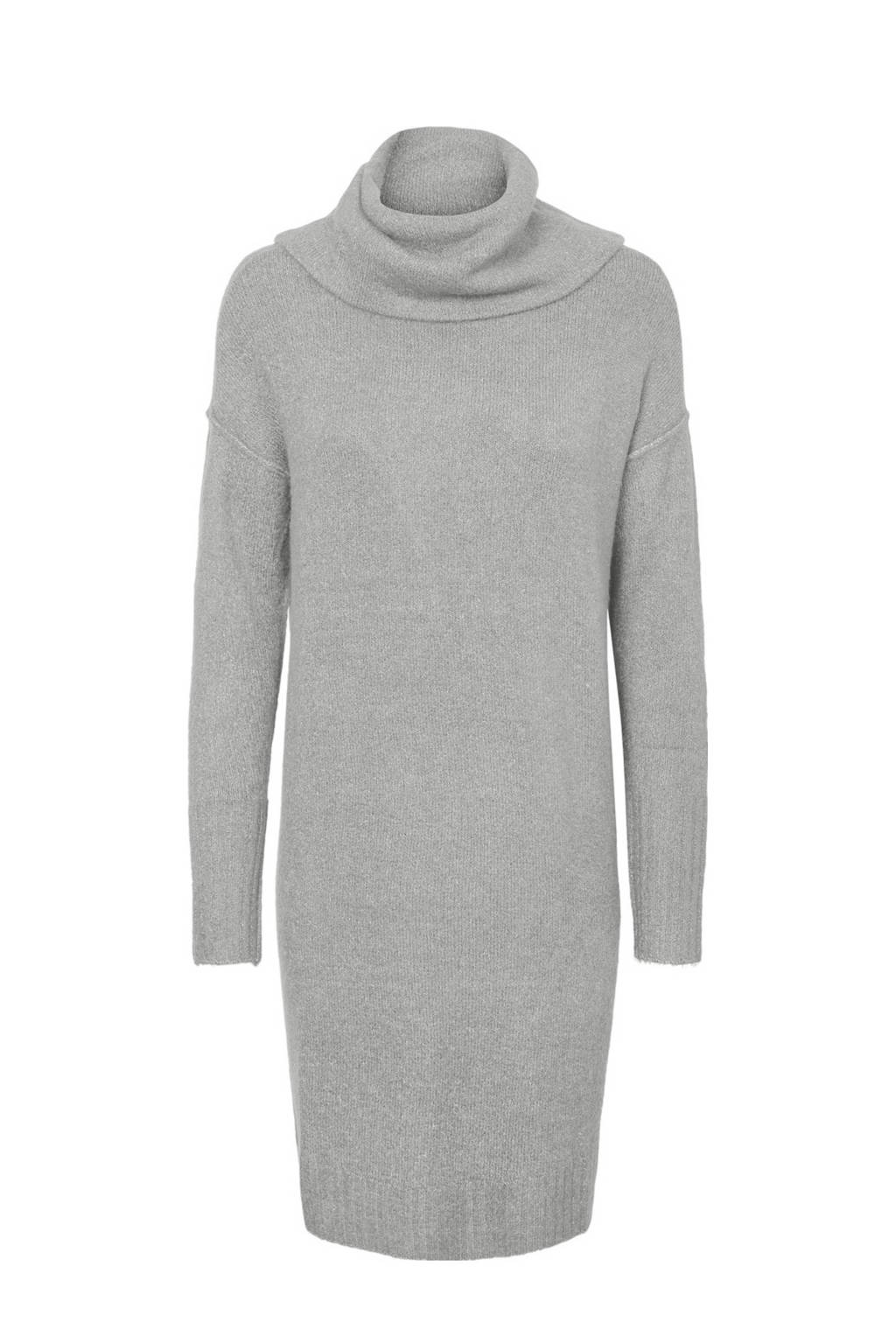VERO MODA gebreide jurk VMLUCI lichtgrijs, Lichtgrijs