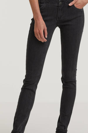 high waist skinny jeans Ibiza grijs