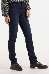 Il Dolce high waist straight fit jeans Bali dark denim, Dark denim