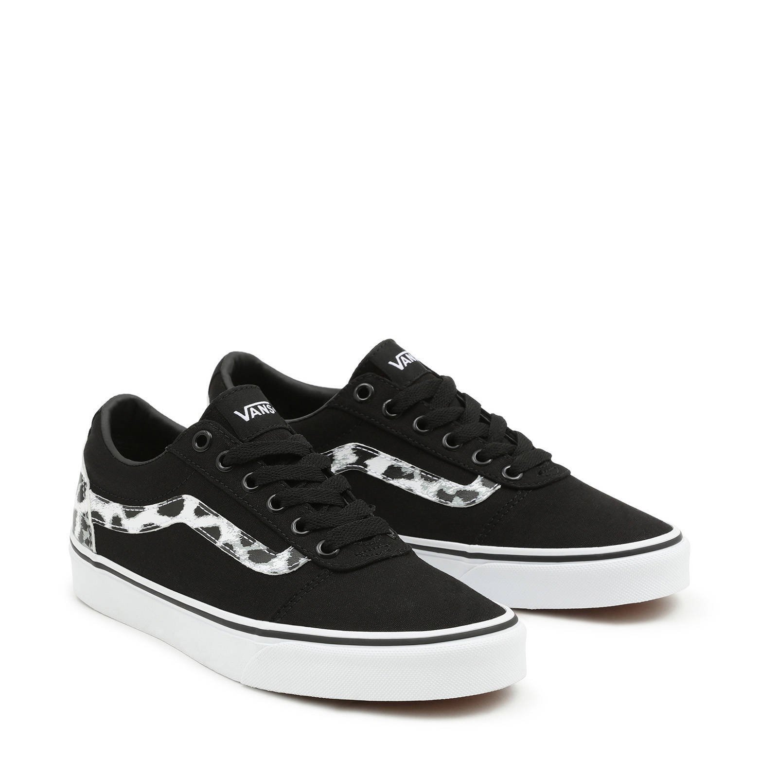 vans ward low sneakers zwart