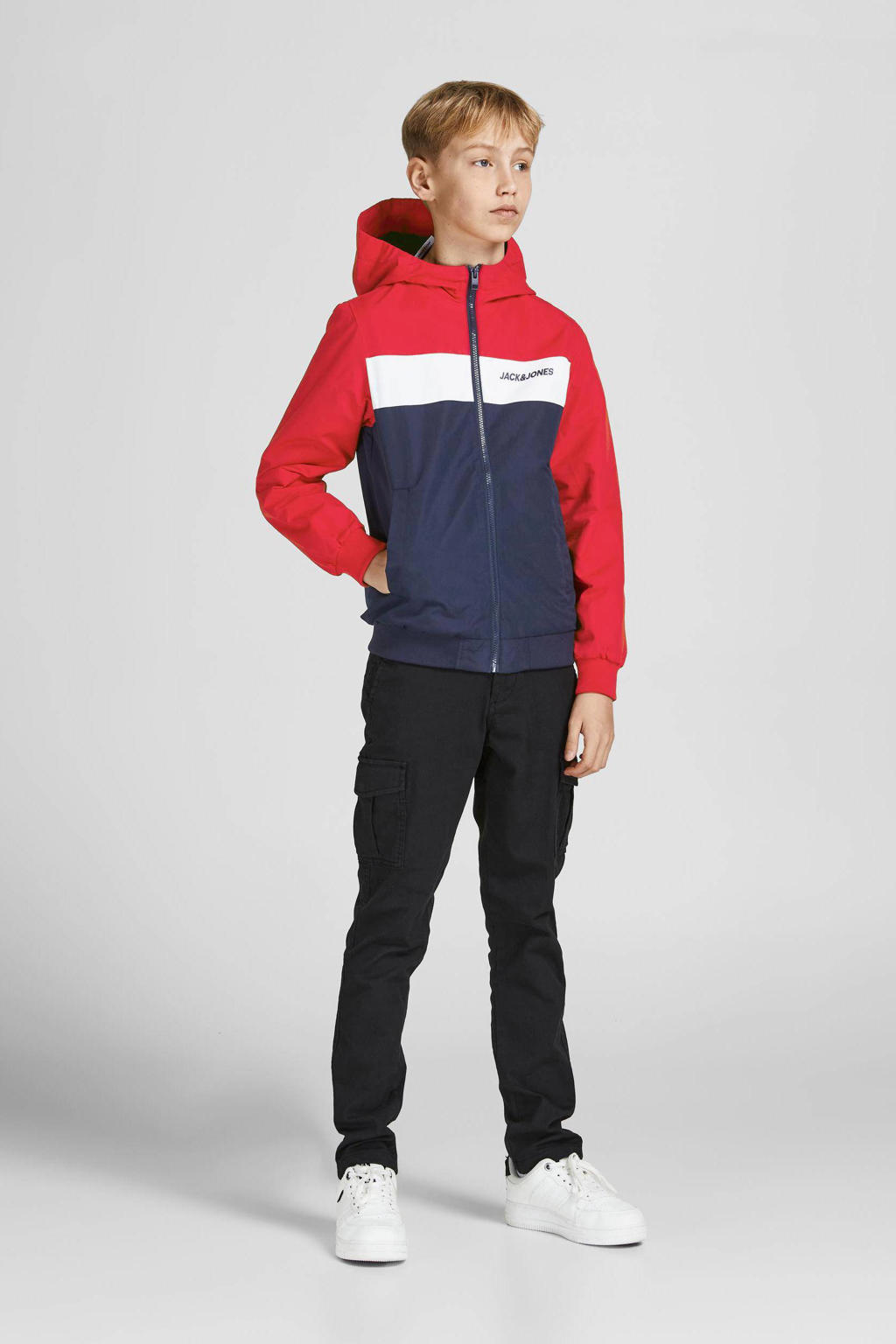 JACK & JONES JUNIOR zomerjas JJERUSH rood