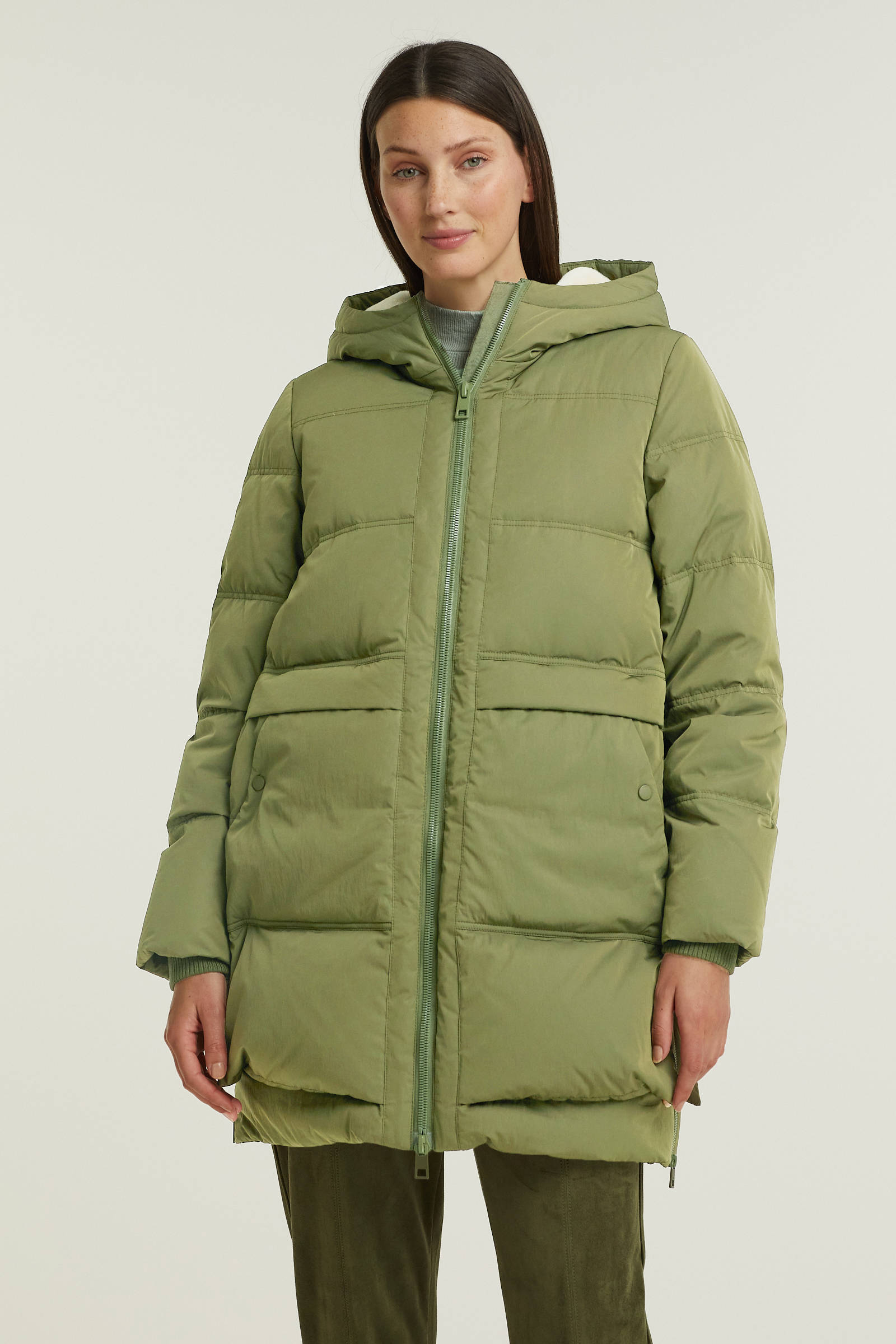 Esprit Doorgestikte jas met trendy stiksels online kopen