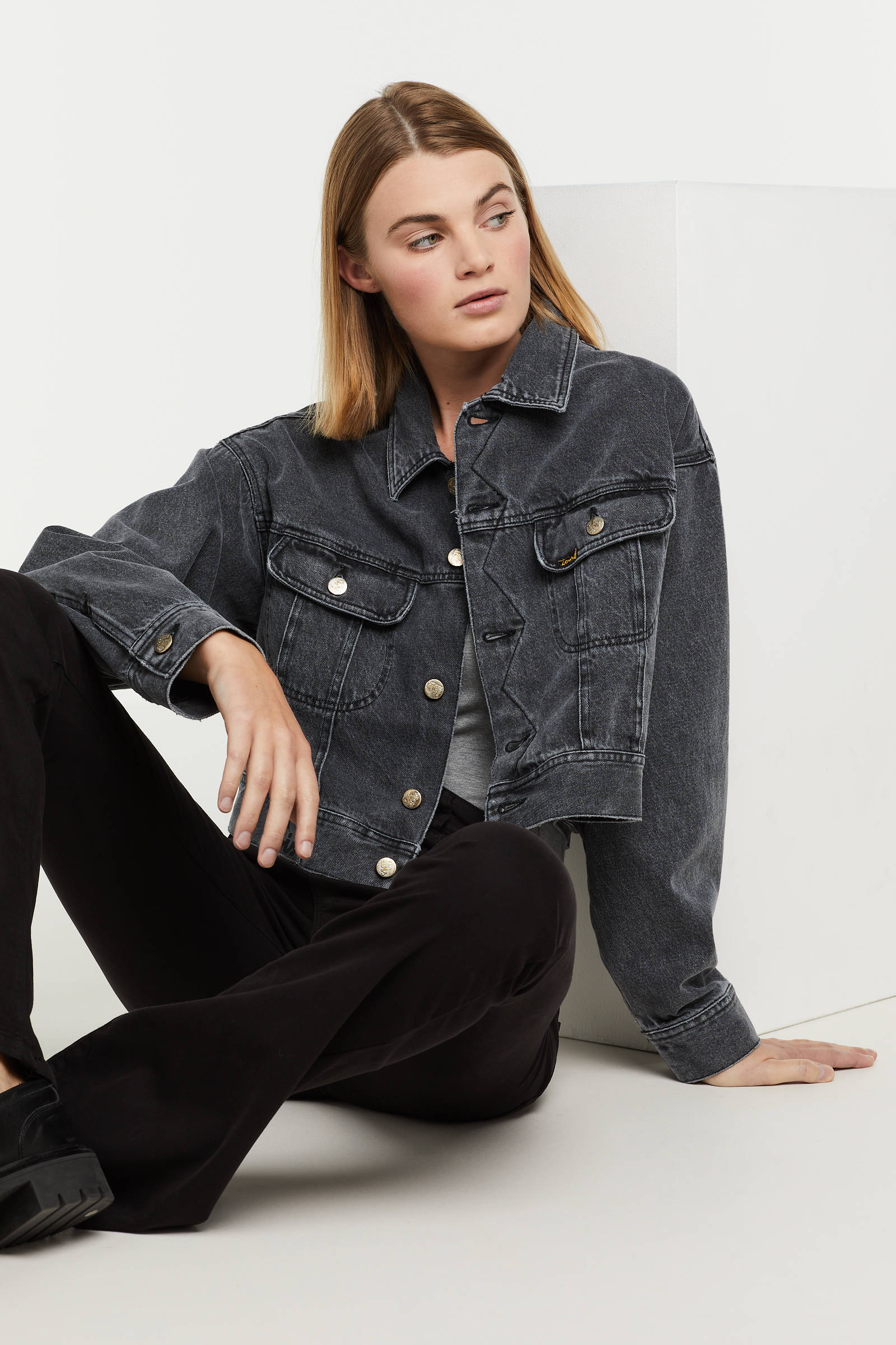 Lois spijkerjasje Torero Dady grijs | wehkamp