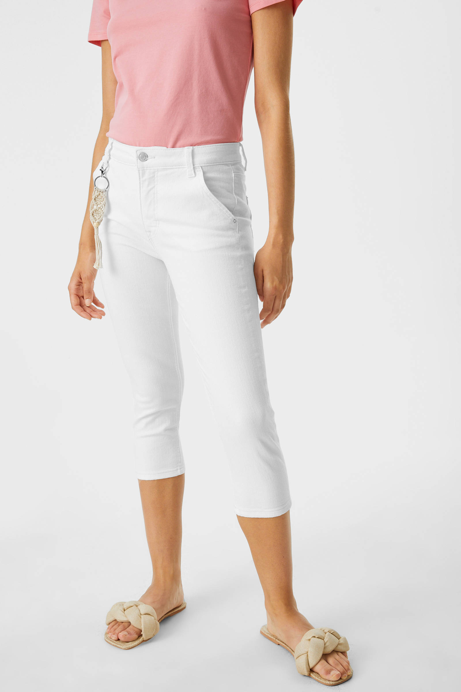 C\u0026A skinny capri jeans wit | wehkamp