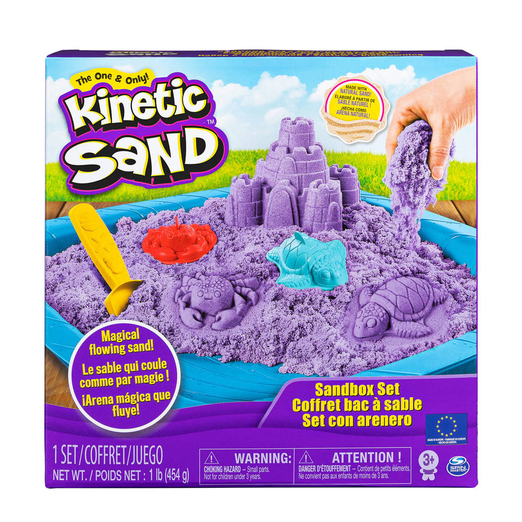 Kinetic Sand Sandbox Set, Paars