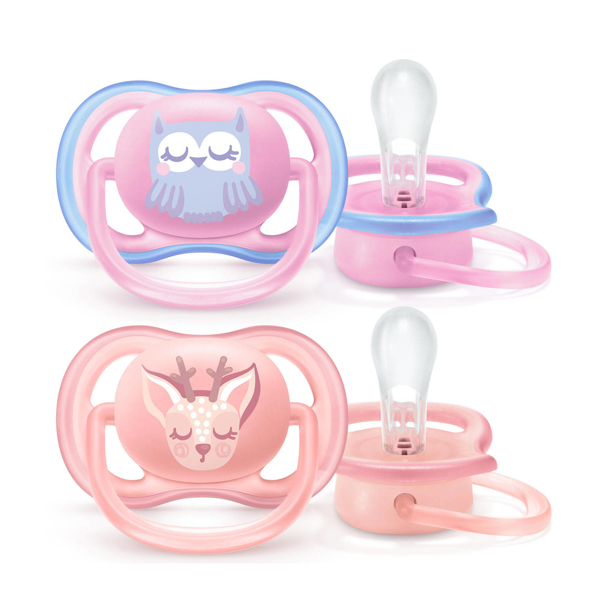 Philips AVENT Ultra Air fopspeen 0-6M 2 stuks SCF085/58 | wehkamp