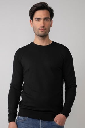 fijngebreide pullover black