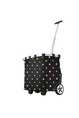 boodschappentrolley Shopping Carrycruiser zwart/multi