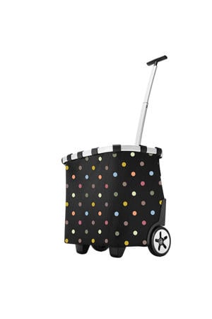 boodschappentrolley Shopping Carrycruiser zwart/multi