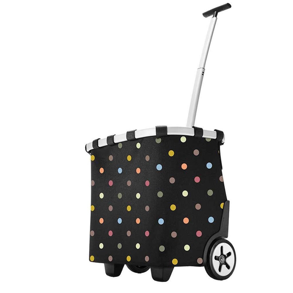 Reisenthel boodschappentrolley Shopping Carrycruiser zwart/multi
