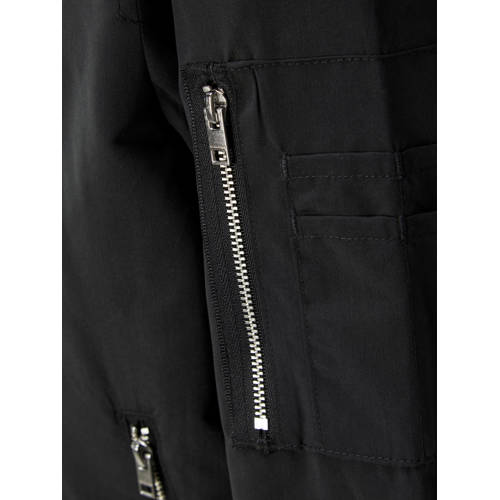 JACK & JONES JUNIOR bomberjack JJERUSH zwart afbeelding