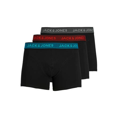 JACK & JONES JUNIOR boxershort - set van 3 zwart/multi afbeelding