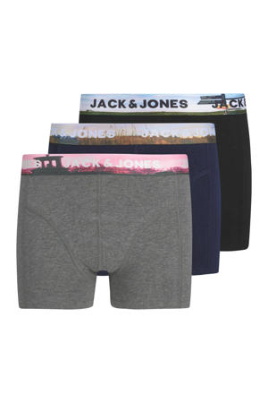   boxershort - set van 3 grijs/blauw/zwart