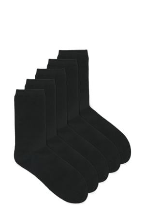 sokken JACBLACK - set van 5 zwart