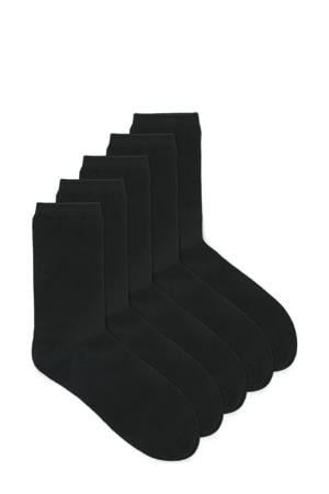 sokken JACBLACK - zwart (set van 5)