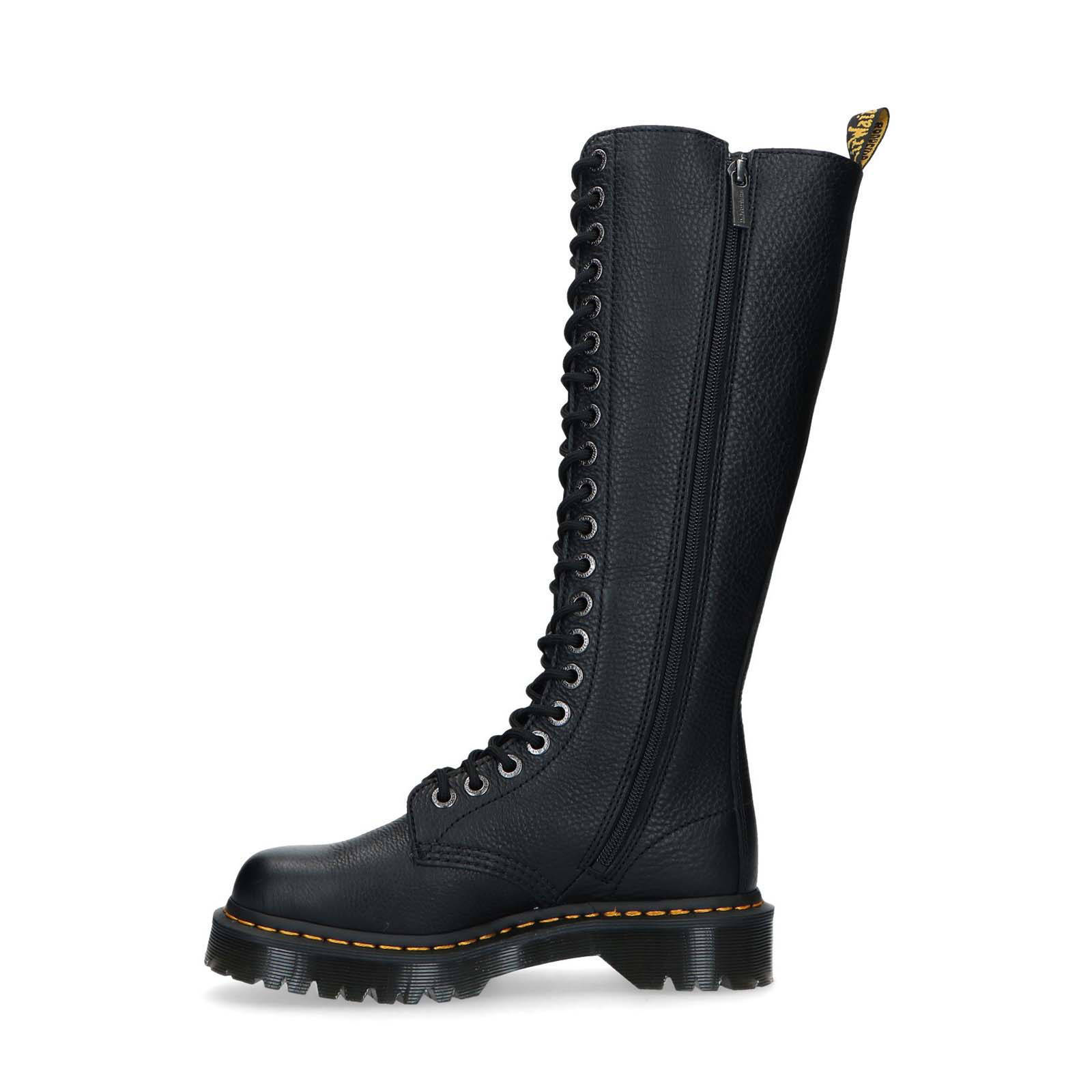 Dr. Martens 1B99 Virginia hoge leren veterboots zwart | wehkamp