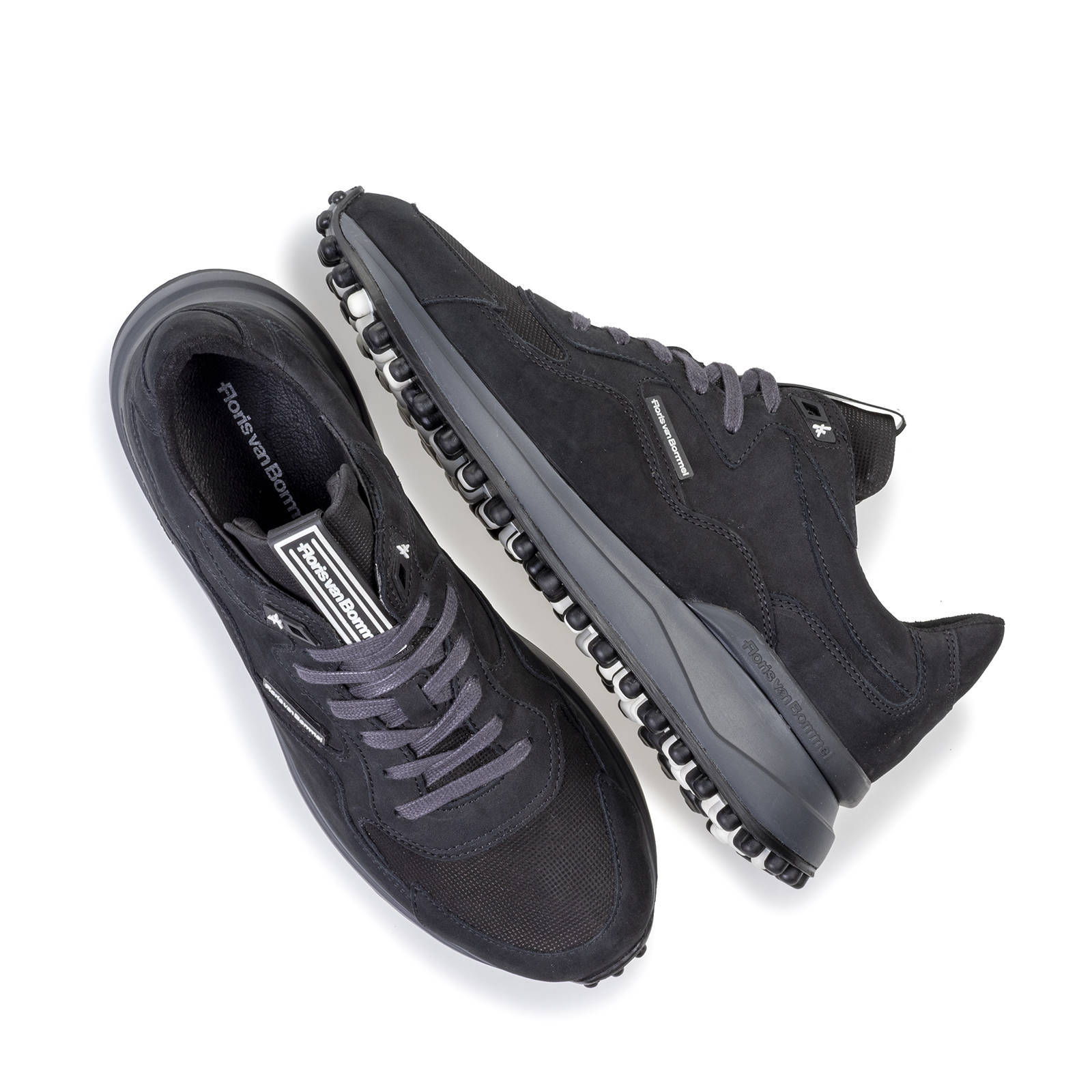 Van Bommel Floris van Bommel sneaker in geel zwart combi online kopen.