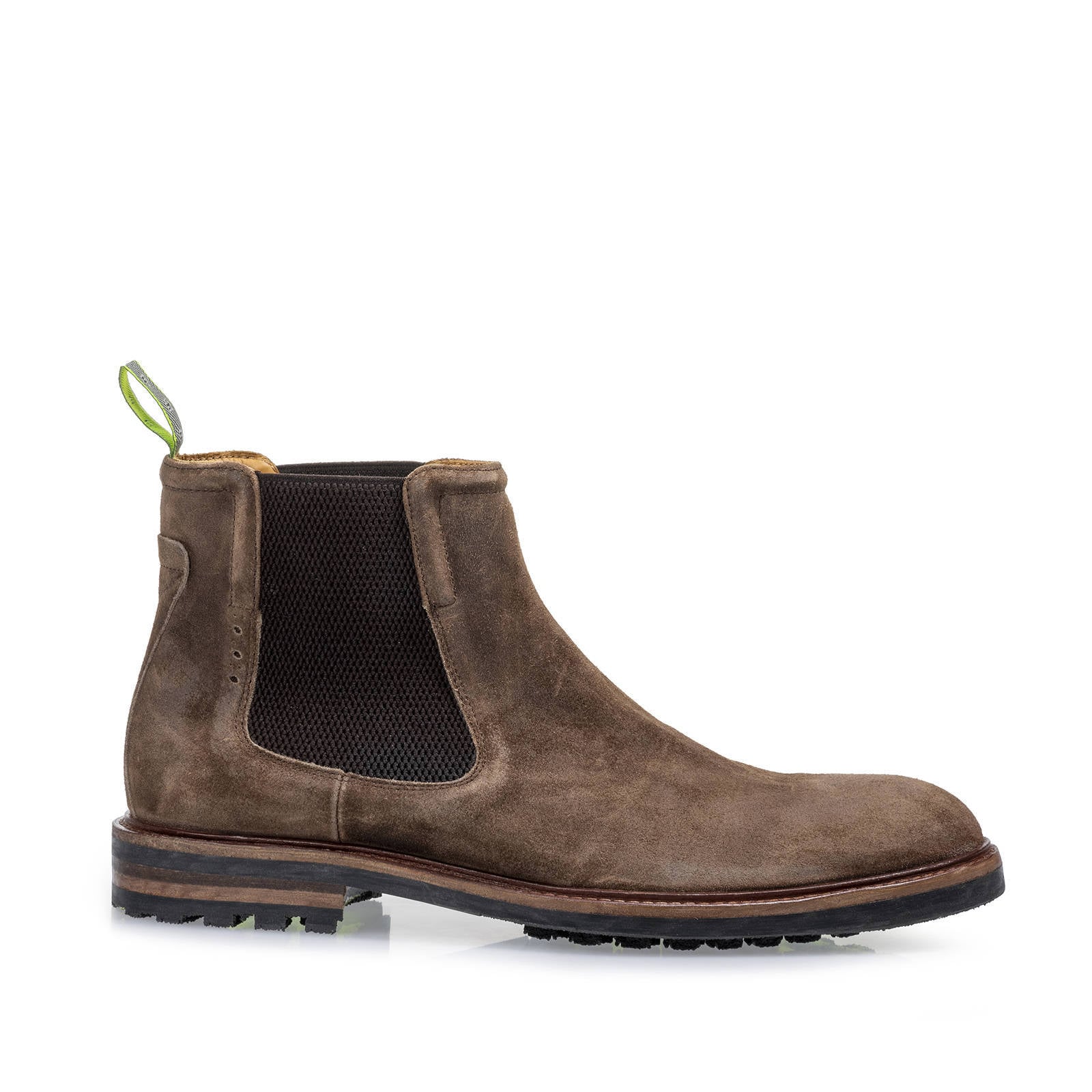 Floris Van Bommel Dames Enkellaarsjes Groen sue chelsea enkelbootie | Van  den Assem