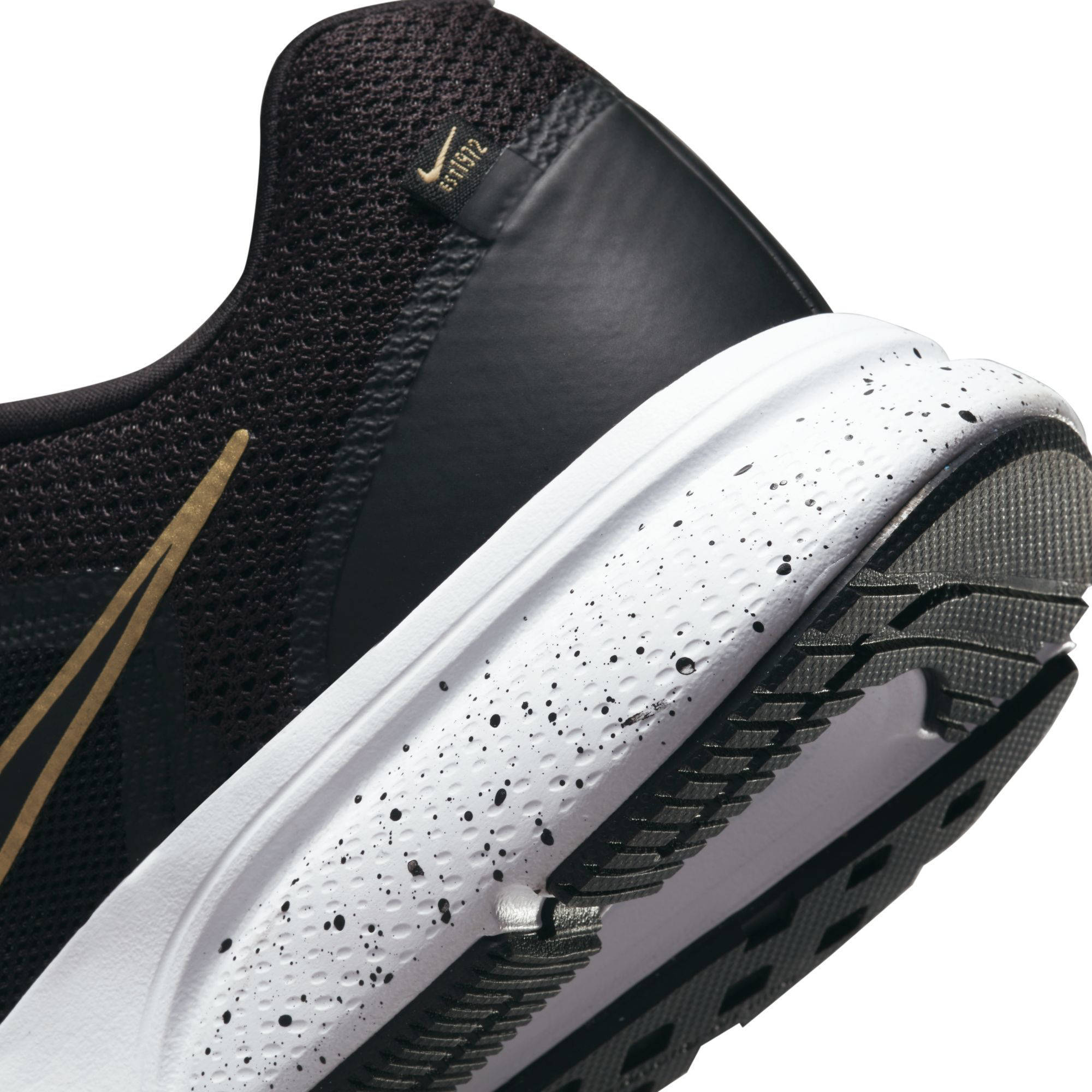 Nike Zoom Span 4 hardloopschoenen zwart/metallic goud | wehkamp