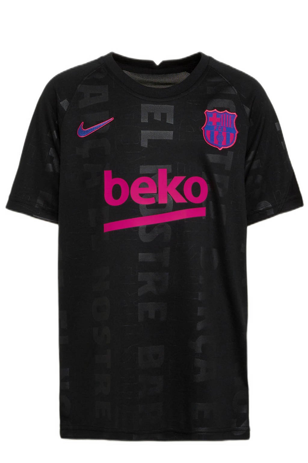 Nike Junior FC Barcelona voetbalshirt zwart, Zwart