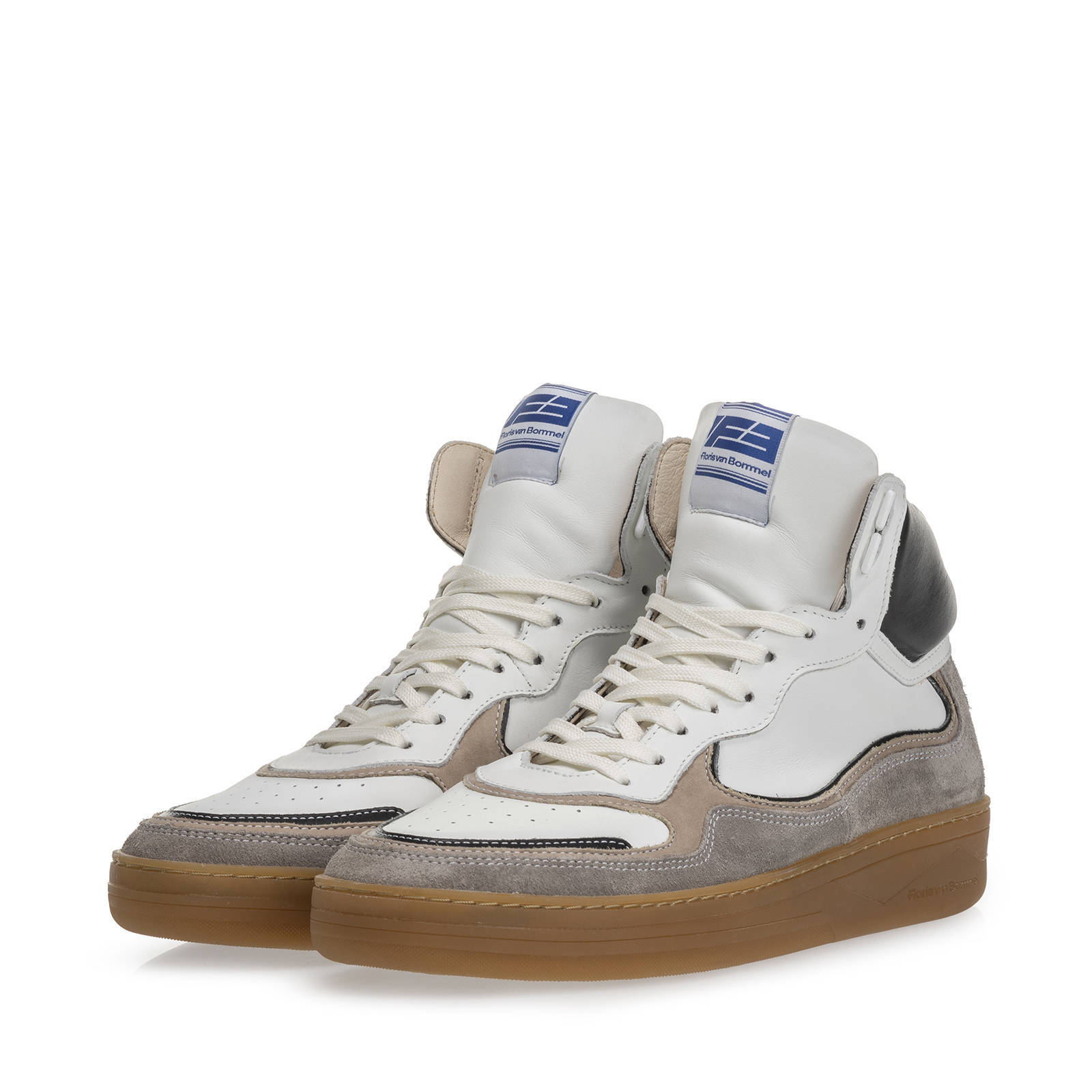 Floris van Bommel 10879 Volwassenen Business half-hoog Kleur: Cognac Maat:  42.5 - Schoenen.nl