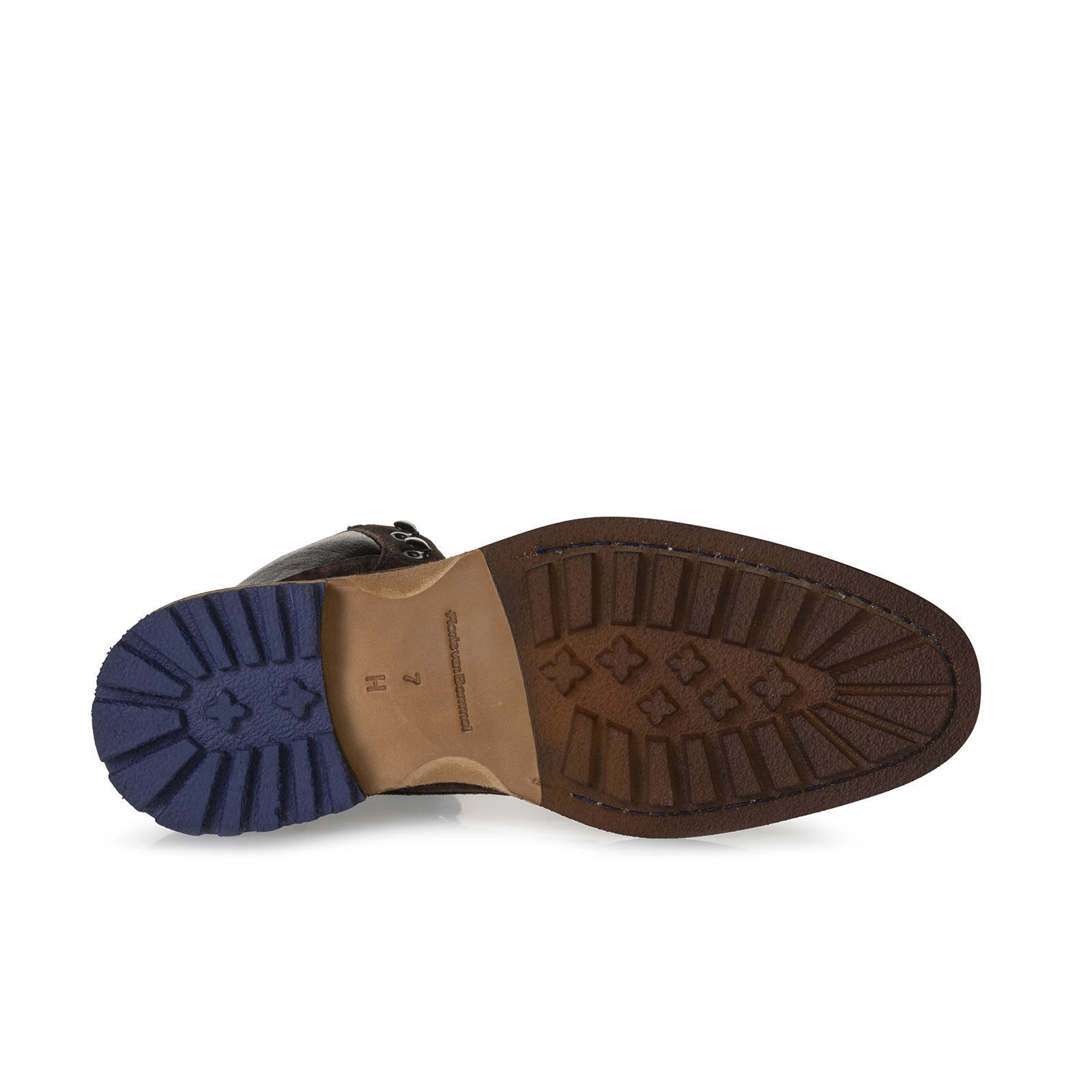 Floris van Bommel Crepi suède veterboots cognac | wehkamp