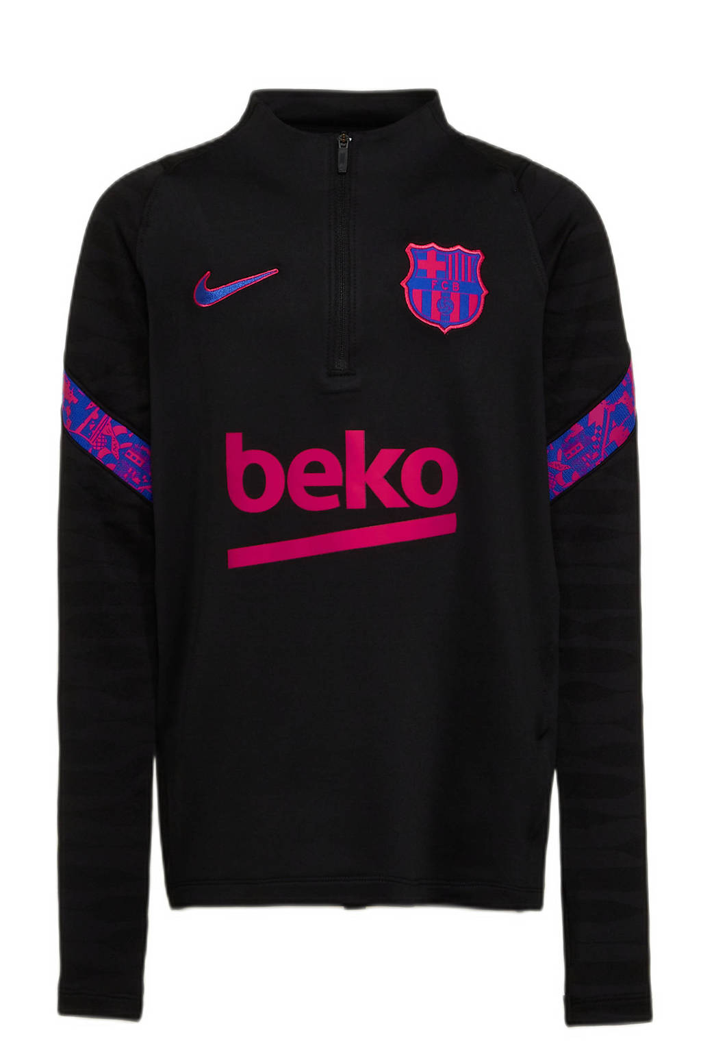 Nike Junior FC Barcelona sport T-shirt zwart, Zwart