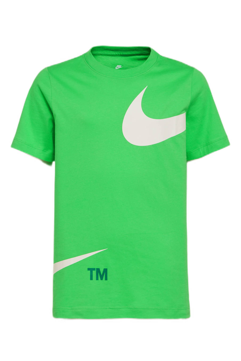 Nike T-shirt met logo groen, Groen