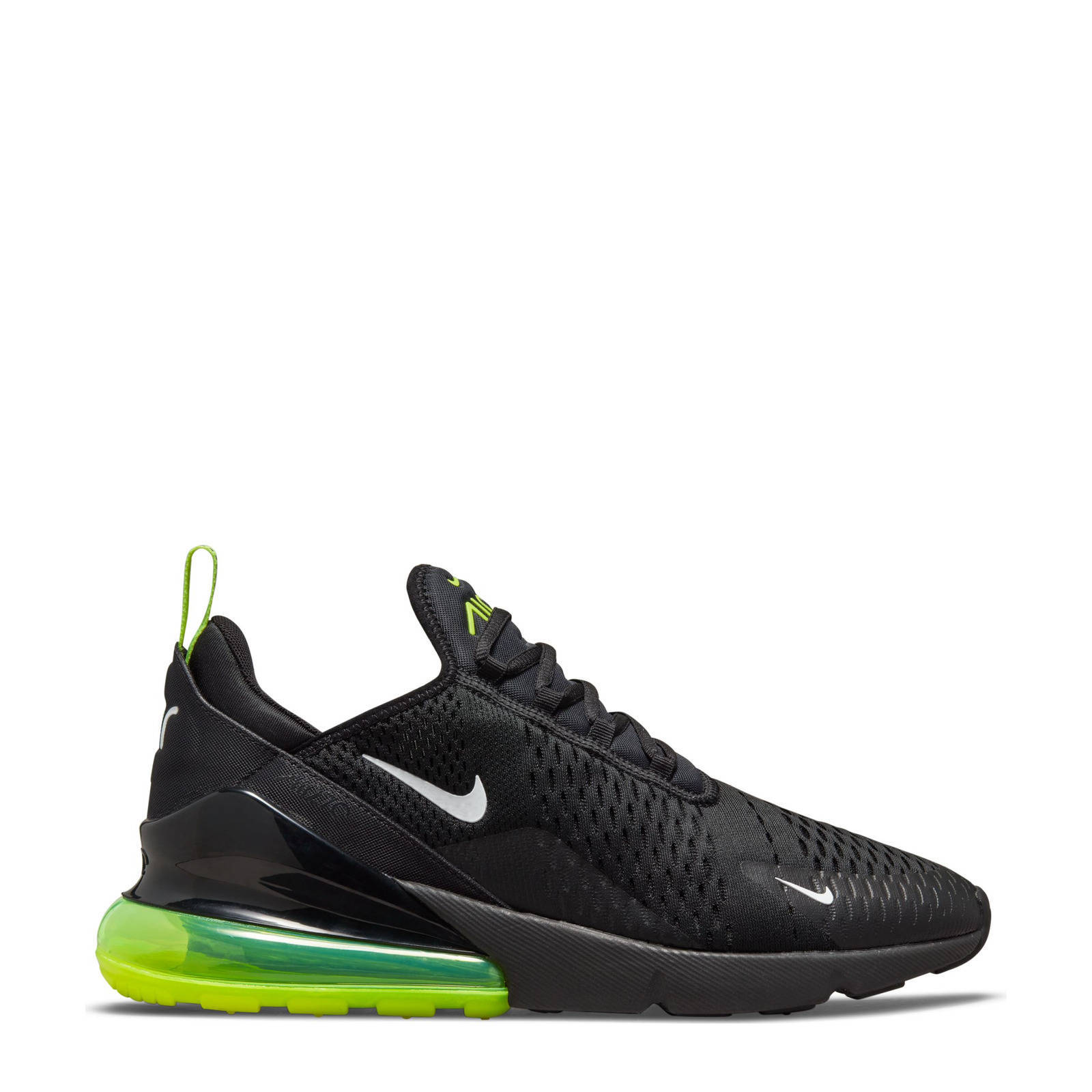 Nike Air Max 270 Essential sneakers zwart/geel/zilver | wehkamp
