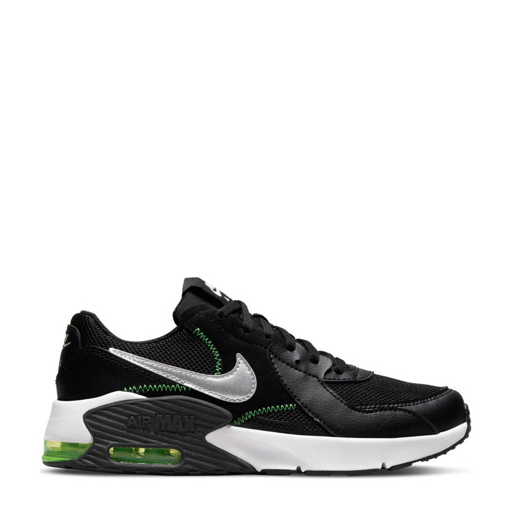 Nike Air Max Excee sneakers zwart/zilvergrijs/groen