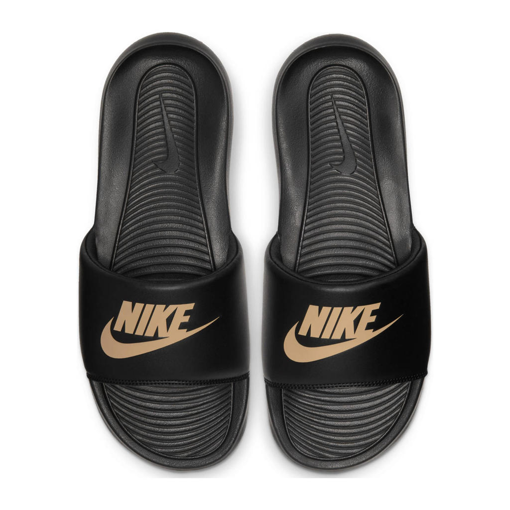 Nike Victori One Slide  slippers zwart/goud