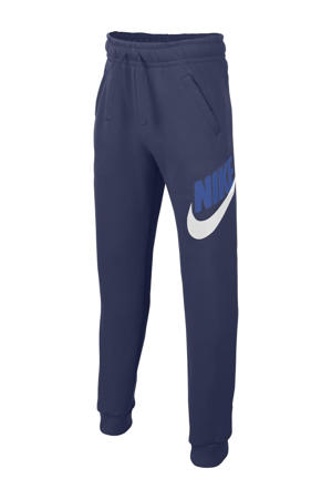 regular fit joggingbroek met logo donkerblauw