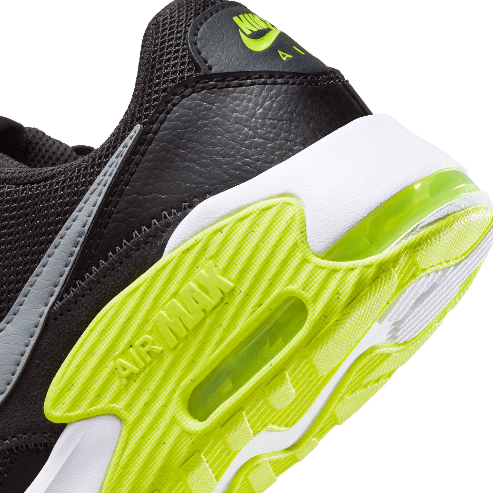 Nike Air Max Excee sneakers antraciet/grijs/geel | wehkamp