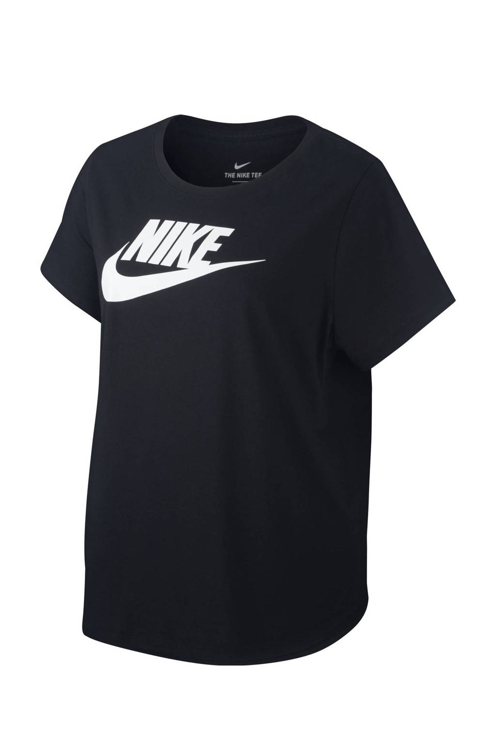 Nike Plus Size T-shirt zwart, Zwart