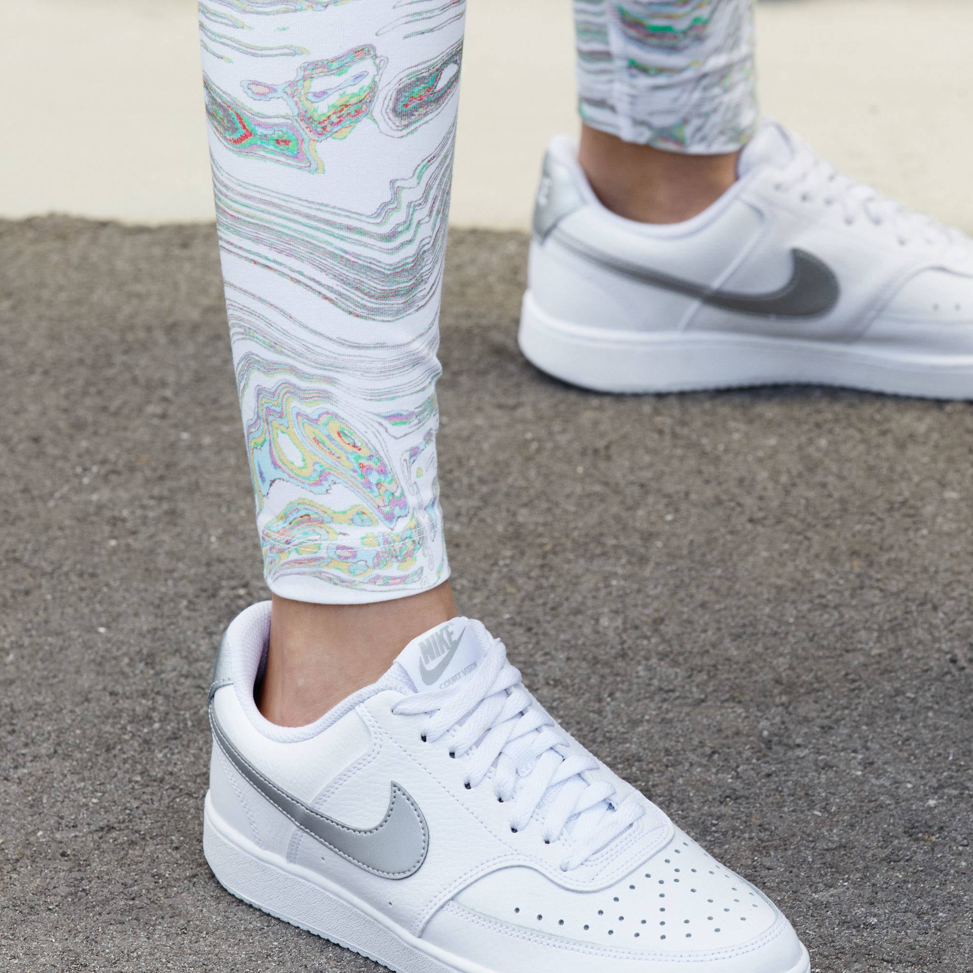 Nike Witte Lage Sneakers Court Vision Low Wmns - Schoenen.nl