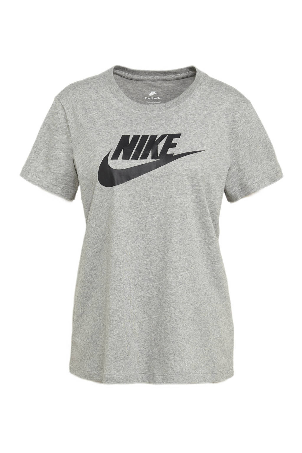 Nike T-shirt met logo grijs, Grijs