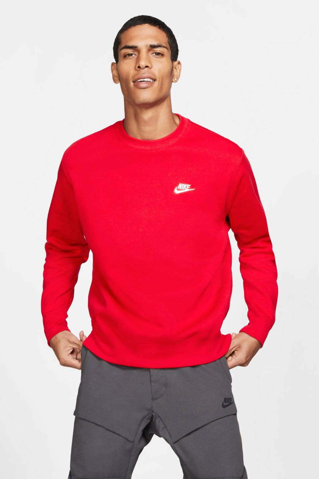 Stevig Het Beyond Nike sweater rood kopen? | Morgen in huis | wehkamp