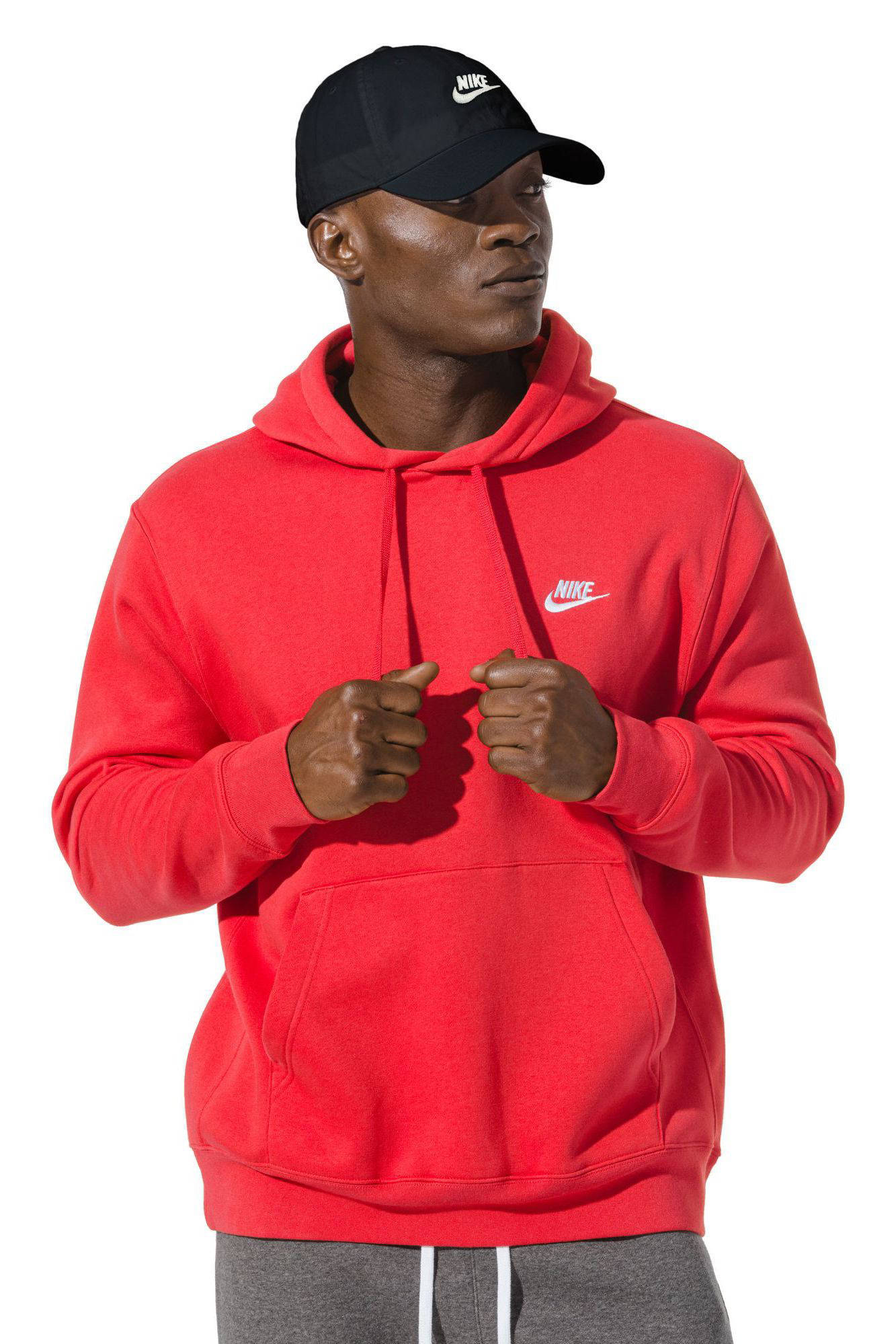 nike hoodie rood