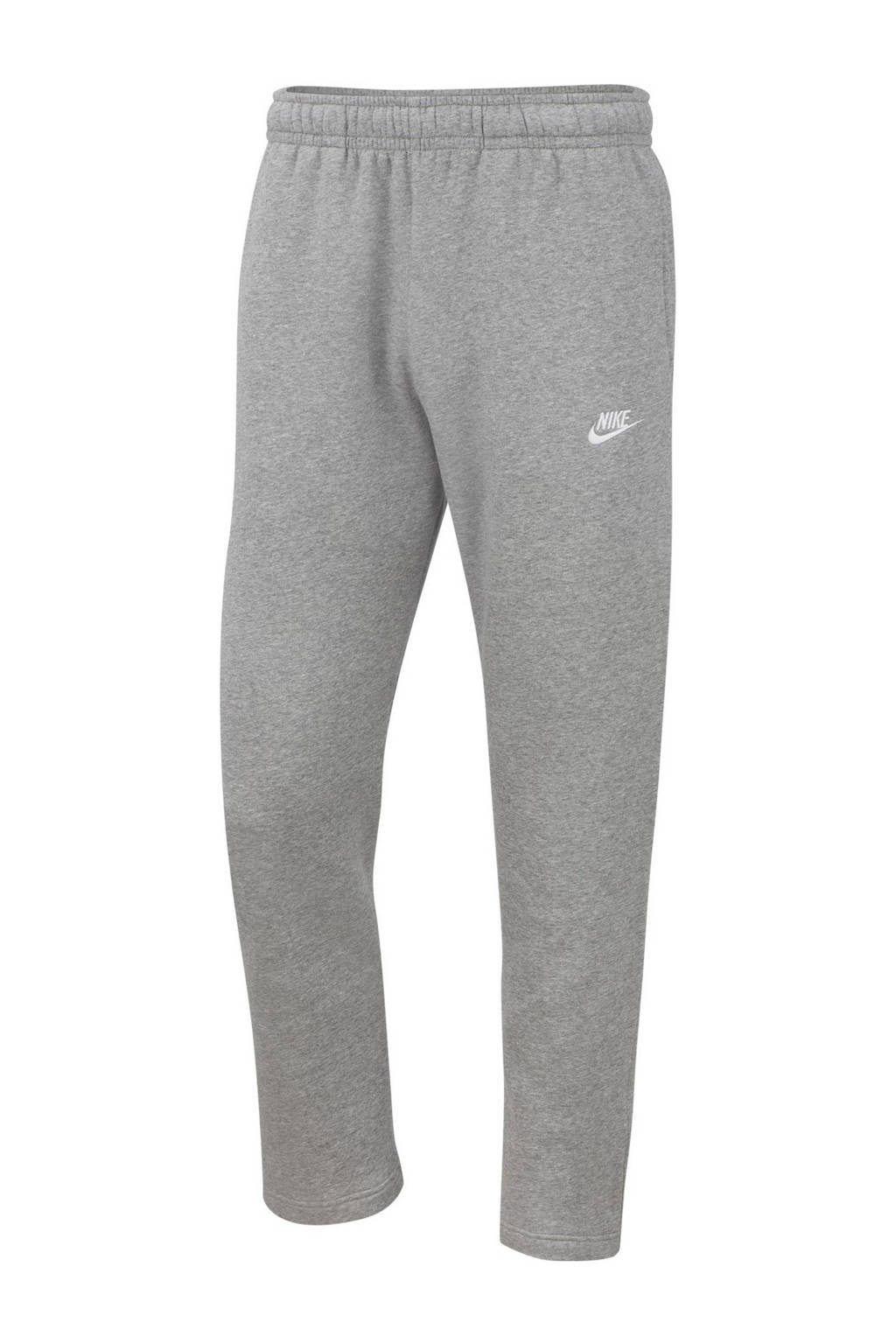 Nike slim fit joggingbroek grijs melange, Grijs melange