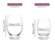 thumbnail: Riedel Wijnglazen Set zonder steel O Wine - 620 ml - Pay 6 Get 8 set