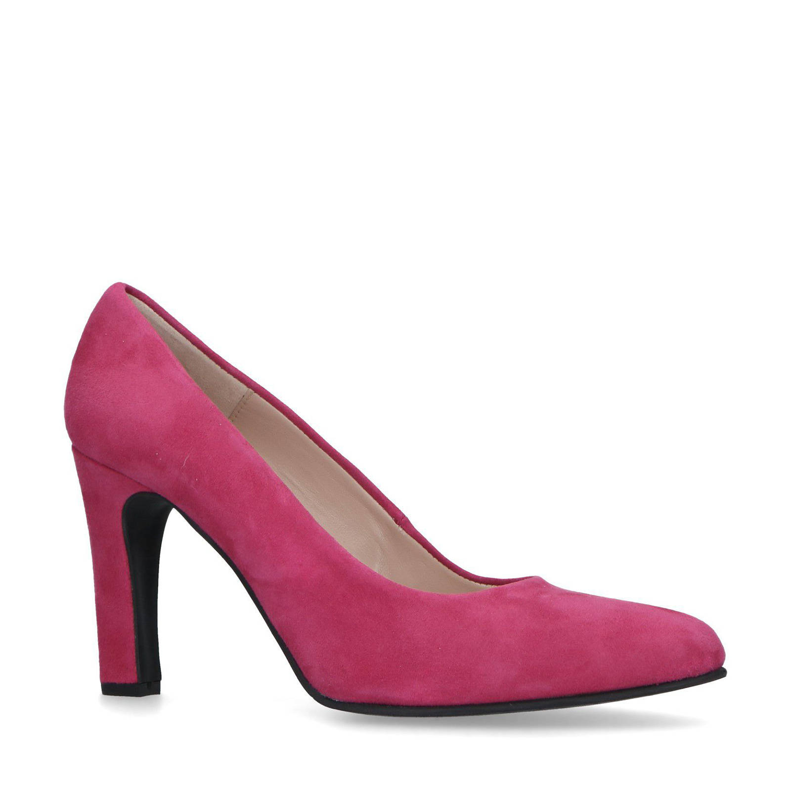 Manfield suède pumps roze | wehkamp