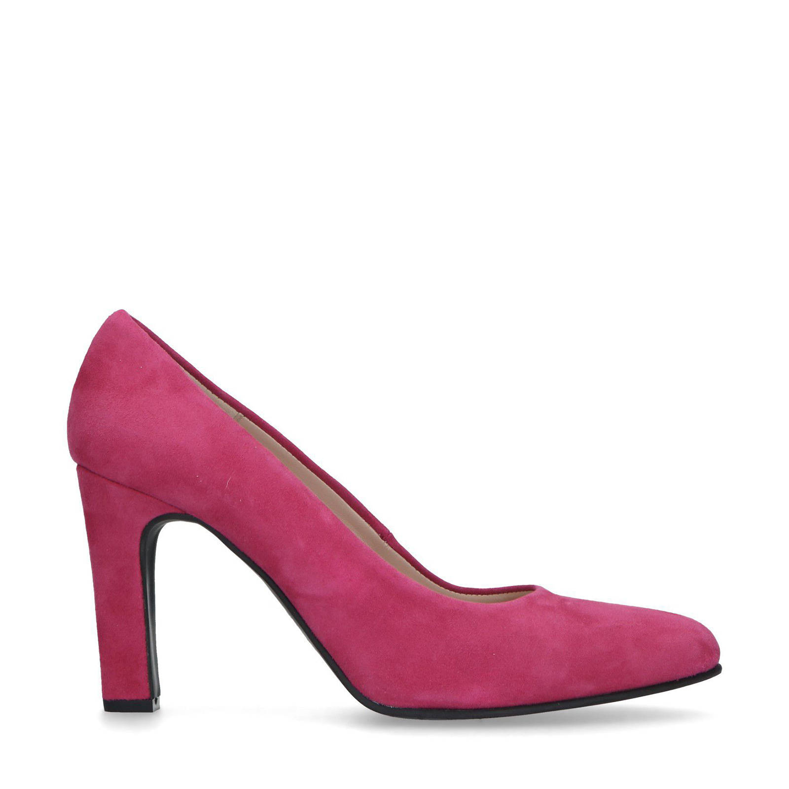 Manfield suède pumps roze | wehkamp