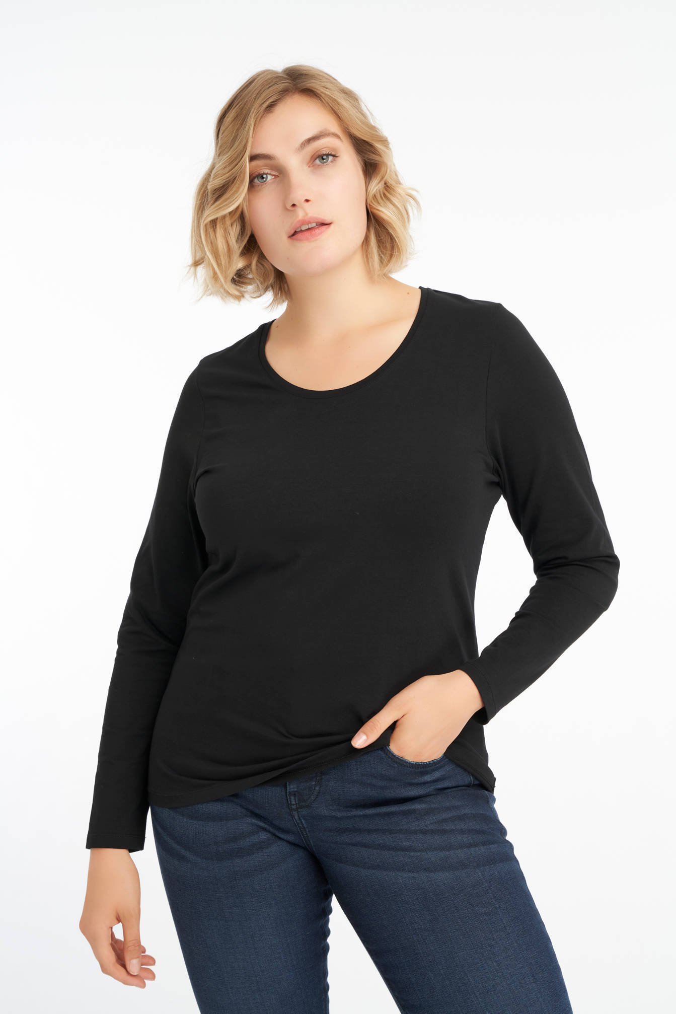 Long shirt dames online grote maten