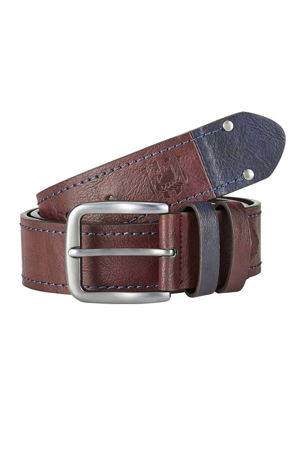 Jan Vanderstorm Plus Size riem Borak bordeauxrood, Bordeauxrood