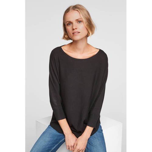 loose fit trui zwart afbeelding