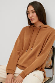 thumbnail: comma sweater met modal in softbrown