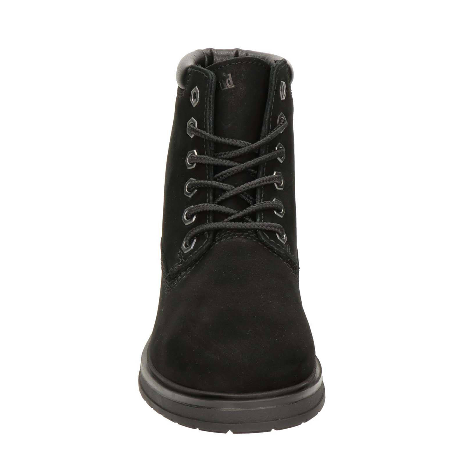 Teddy coat en zwarte Timberlands - OurFavourites