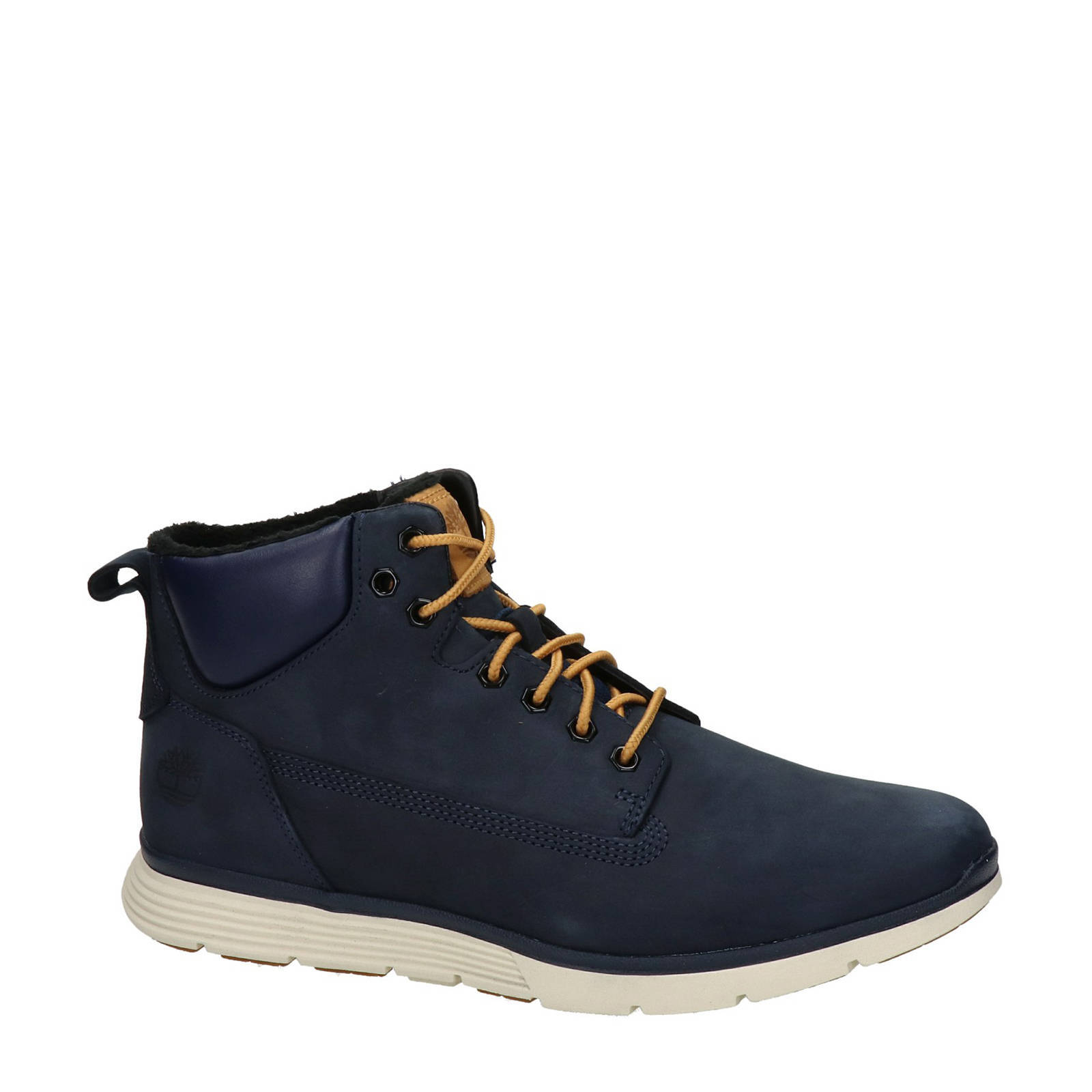 Timberland nubuck veterboots donkerblauw | wehkamp