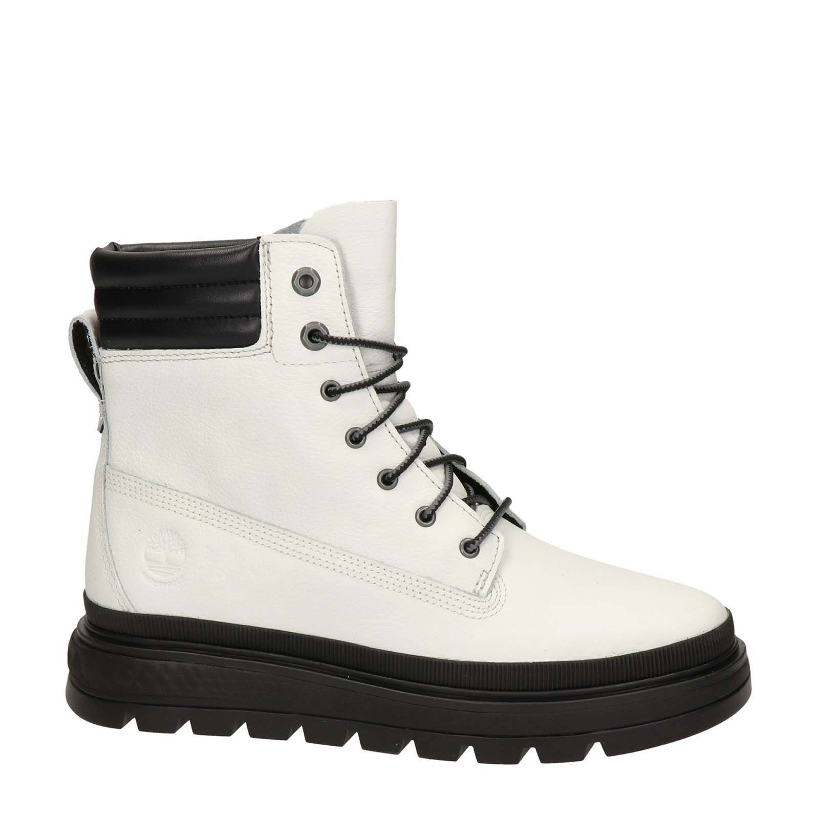 Timberland Ray City leren veterboots wit | wehkamp